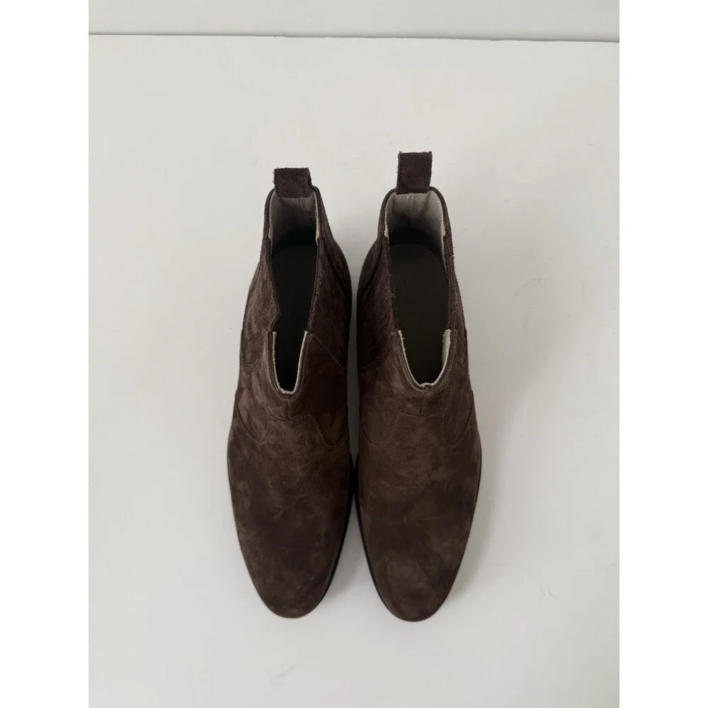 Kiton Suede Brown Chelsea Boots  - Made In Italy - 8UK (8.5-9US)